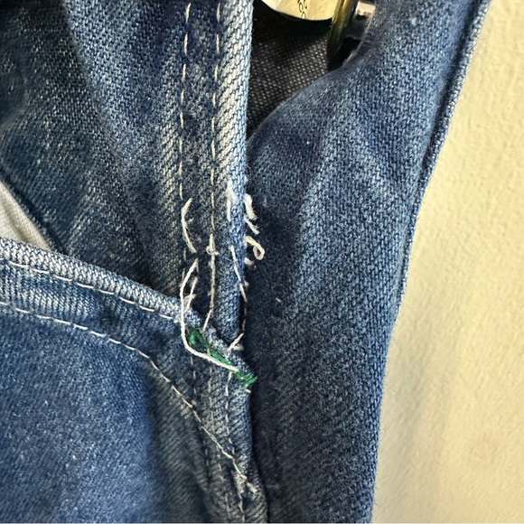 Liberty Blue Denim Carpenter Bib Overalls 42 x 32 - Picture 14 of 15